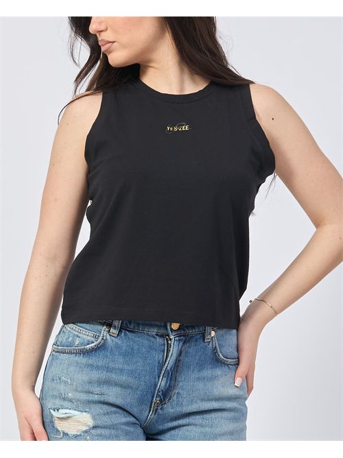 Yes Zee Sleeveless T-Shirt with Logo YES ZEE | T210-S7000801